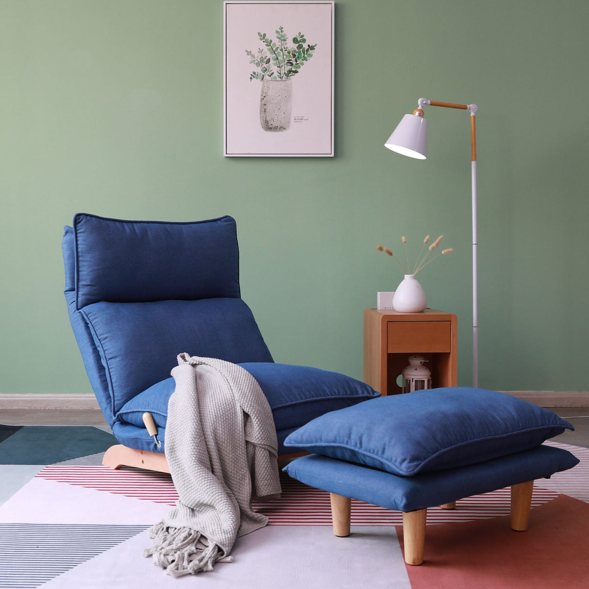 Single Lazy Sofa Chair Leisure Foldable Reclining Chair by Couch.com