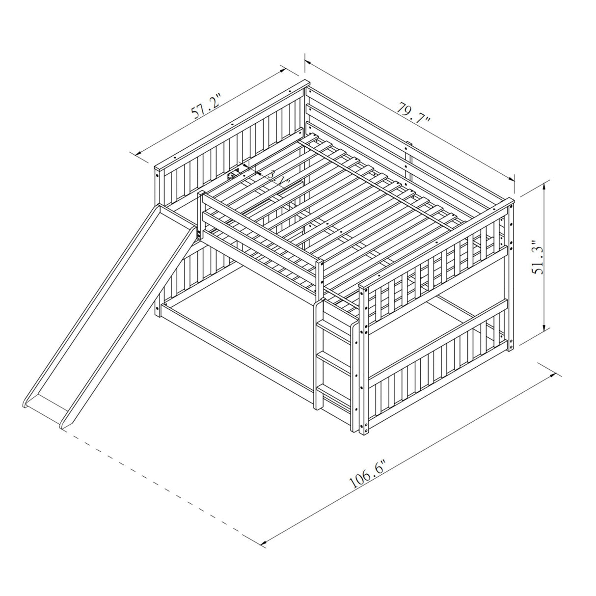 Bunk Bed With Slide And Ladder by Couch.com