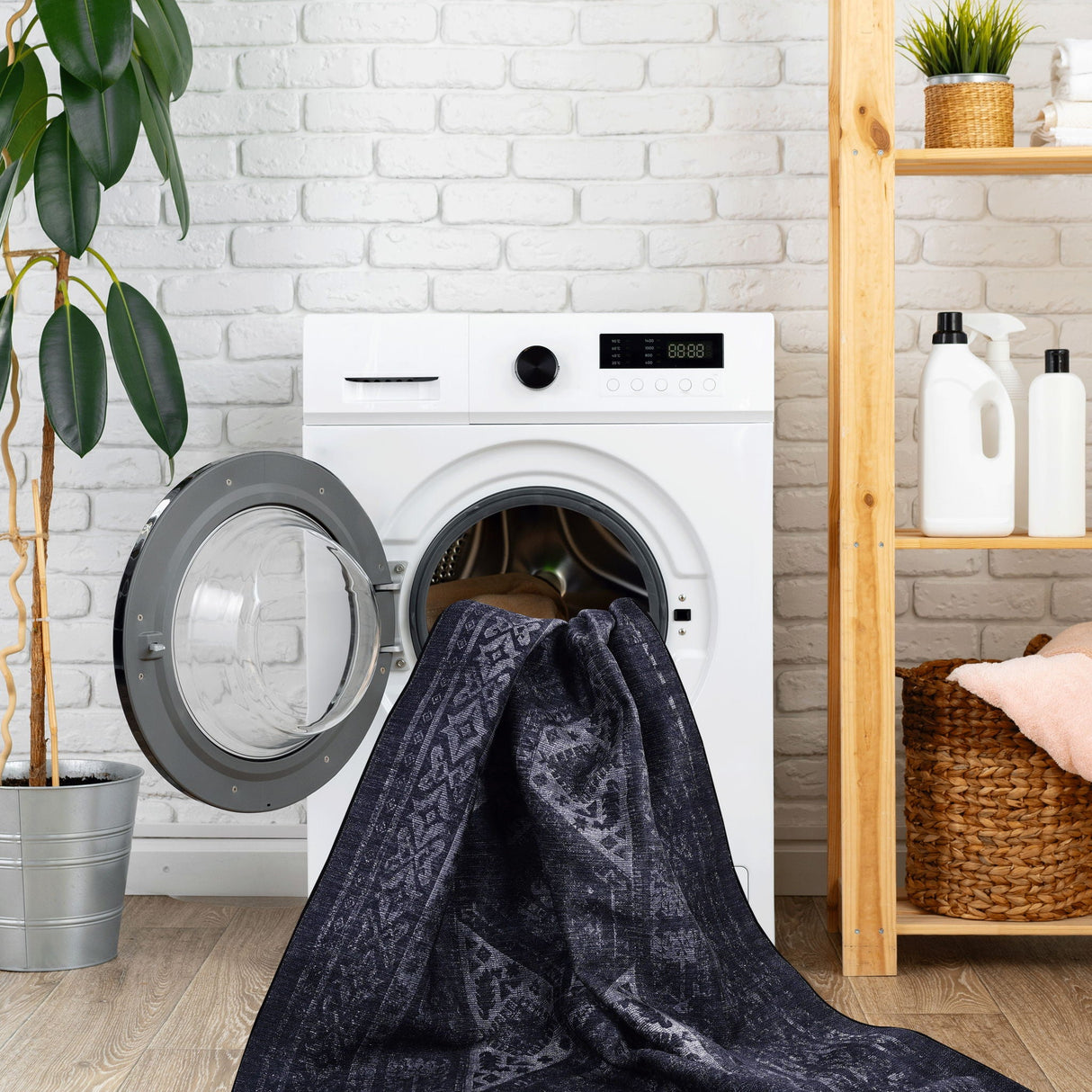 Maval - Trendy Washable Area Rug by Couch.com