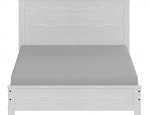 White Solid Wood Full Double Bed Frame