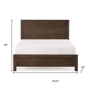 Espresso Solid Wood Twin Bed Frame