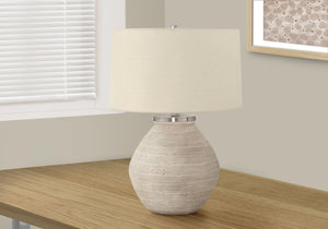 Lighting, Table Lamp, Concrete, Resin, Contemporary - Cream by Couch.com