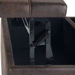 Harrison - Large Coffee Table Storage Ottoman by Couch.com