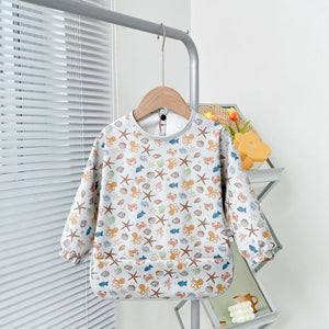New Children's Waterproof Inside-out Wear Anti-dirty Overclothes