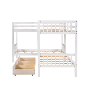 L Shaped Bunk Bed With Drawers by Couch.com