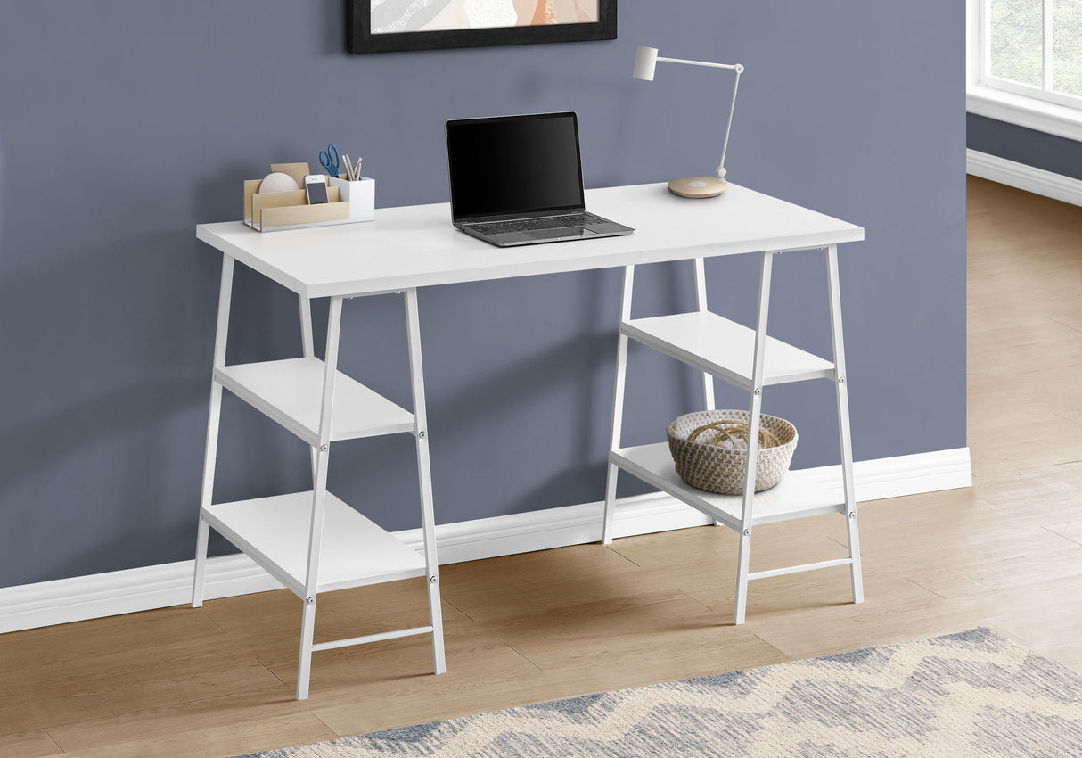 Computer Desk For Home Office, Laptop, Storage Shelves, Contemporary & Modern by Couch.com
