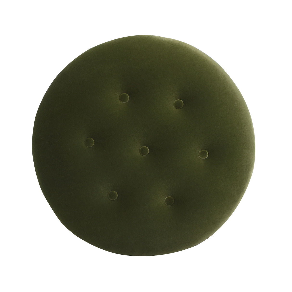 Yolanda - Round Upholstered Accent Ottoman by Couch.com