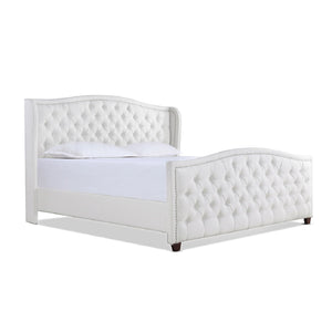 Marcella - Upholstered Shelter Headboard Bed Set by Couch.com