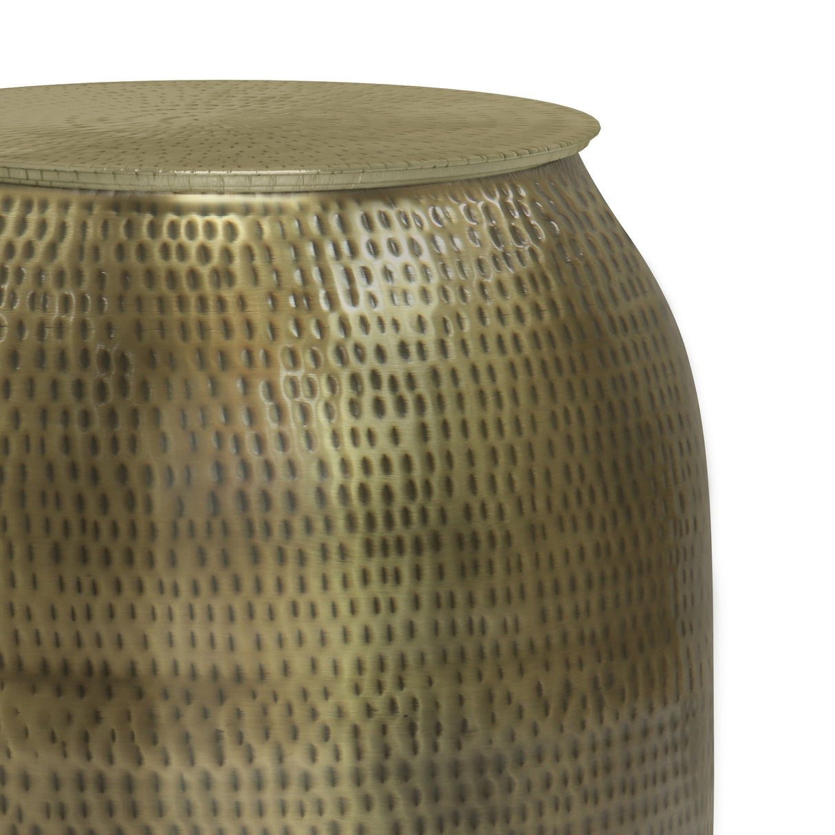 Griffen - Handcrafted Metal Storage Accent Table by Couch.com