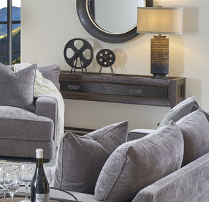 Branson - 2 Drawer Sofa Table, Two Tone - Brown by Couch.com