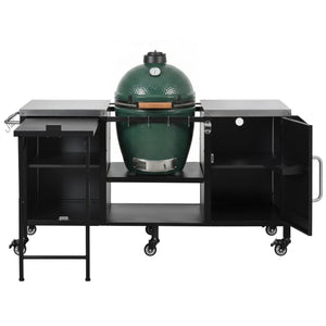 K&K 72.4' Large Grill Table for Big Green Egg
