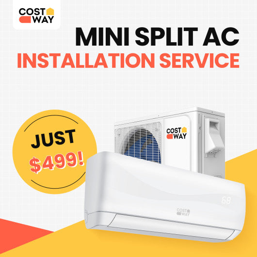 $299/$399/$499 Mini Split Air Conditioner Installation Service for 9000/12000/18000/24000 BTU AC Blast-24000 BTU