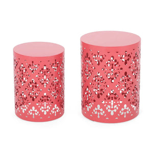 Outdoor Metal Modern Design End Table