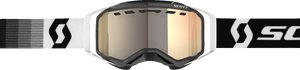 SCOTT Prospect Snow Cross Goggle - Premium Black/White - Light Sensitive Bronze Chrome 278603-7702245