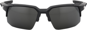 100% Speedcoupe Sunglasses - Black - Smoke 61031-100-57