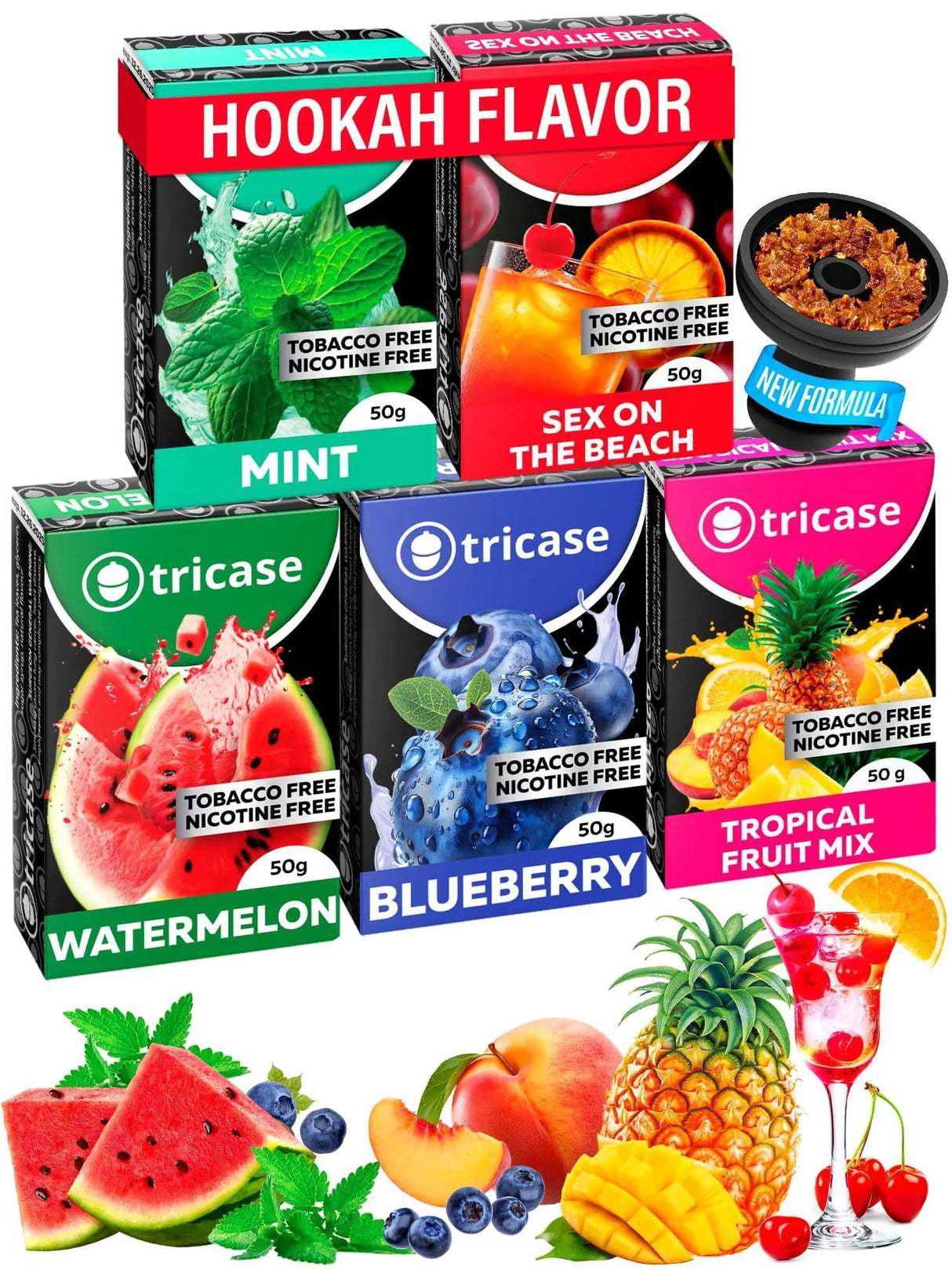Shisha Hookah fruitage set Shisha Flavors 100 Gram Set fruitage Flavor Hookah