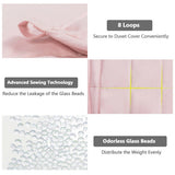 3 Piece 7lbs Heavy Weighted Blanket-Pink