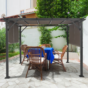 16' x 4' 2Pcs Universal Replacement Canopy for Pergola Structure Sun Awning