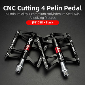 Bicycle Peddals Quick Release Rainproof Seal Bearing 8.2cm Widened Non-slip Chrome Molybdenum Bike   Mountain Bike Pedals Pedals Aluminum Bicycle Flat Platform Pedals Lightweight Non-Slip Sealed Bearing For Road Mountain