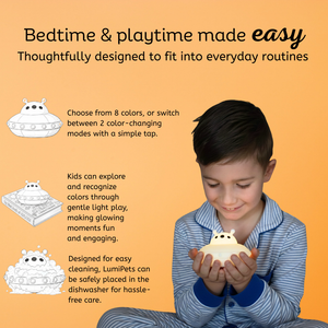 LumiPets® Ugo the UFO- Children's Touch Night Light Junior