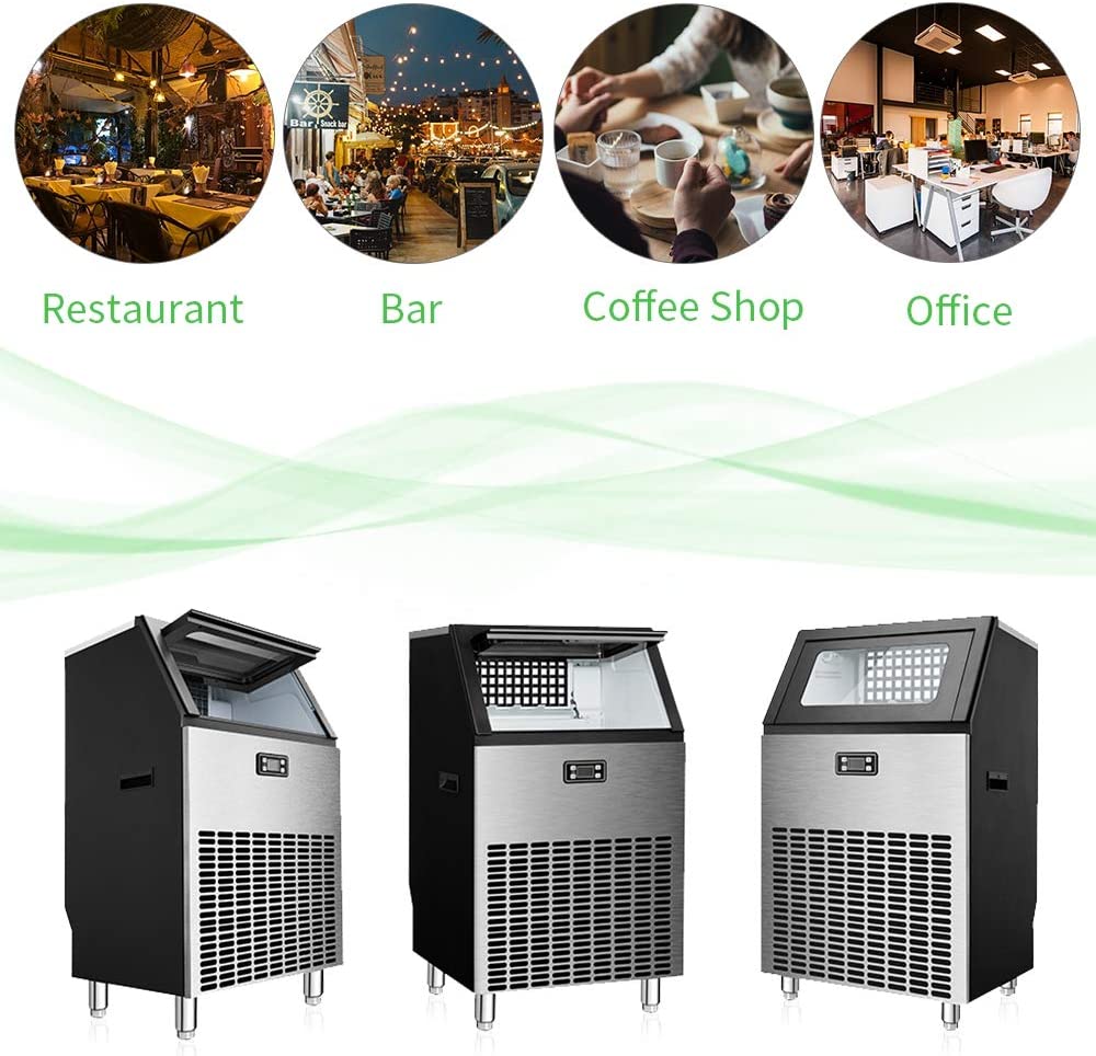 100LBS/200LBS/265LBS  Freestanding Commercial Ice Maker Z5845A