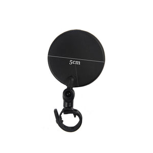 2Pcs Bicycle Mirror Universal Handlebar Rearview Mirror 360 Degree Rotate For Bike Bicycle Cycling Accessories Wide Angle Convex Mirror Adjustable Rotatable Handlebar For Mountain Bike Off Road Bike and Fixed Gear Bike Handlebars