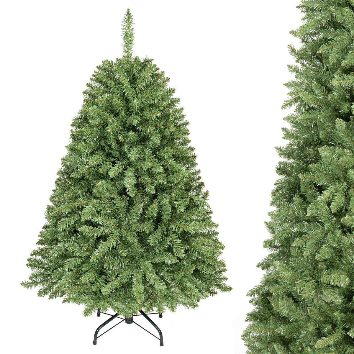 4 FT Artificial Christmas Tree with Easy-Setup Hinges