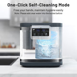 4 L Electric Composter with Lid and LED Display for Kitchen-Black
