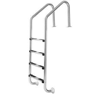 4-Step Inground Pool Ladder Stainless Steel Swimming Pool Ladder