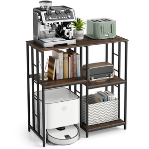 4-Tier Heavy-Duty Kitchen Baker's Rack-Brown