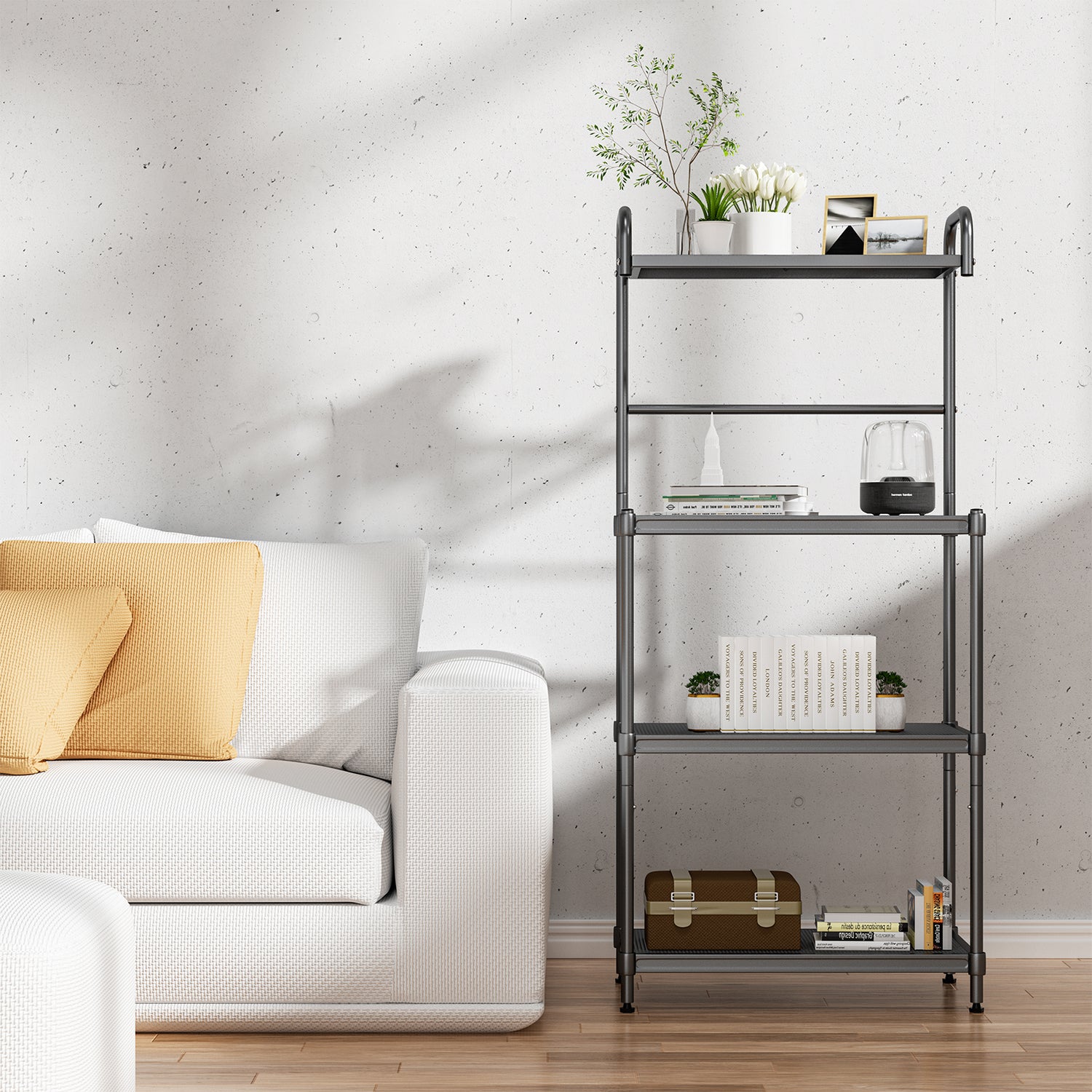 4-Tier Baker ™s Rack Stand Shelves Kitchen Storage Rack Organizer