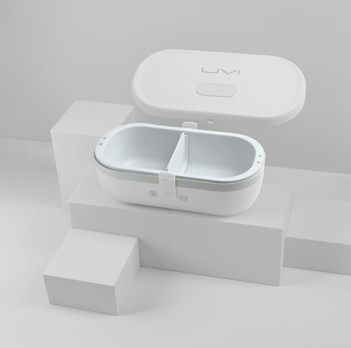 Self-Heating Lunch Box With USB-C Cord and UV LIGHT SANITIZER