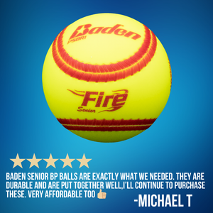 Ballistic Senior Slow Pitch Batting Practice Training Softball