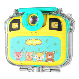 JoyBox KC1 Kids Splash-Proof Camera with Silicone Cover and Waterproof Case by Contixo