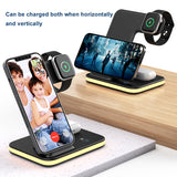 4-in-1 Wireless Charging Stand with Night Light by Infinite Basics