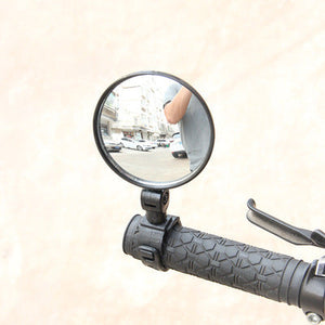 1PC Bicycle Rearview Wide Angle Handlebar Mirrors Flexible Rotate Cycling Rear View Bike Mirror Adjustable 360 Degree Rotatable Rearview Bicycle Mirrors Shockproof Wide Angle Safety Mirror For Most Mountain Road Bike