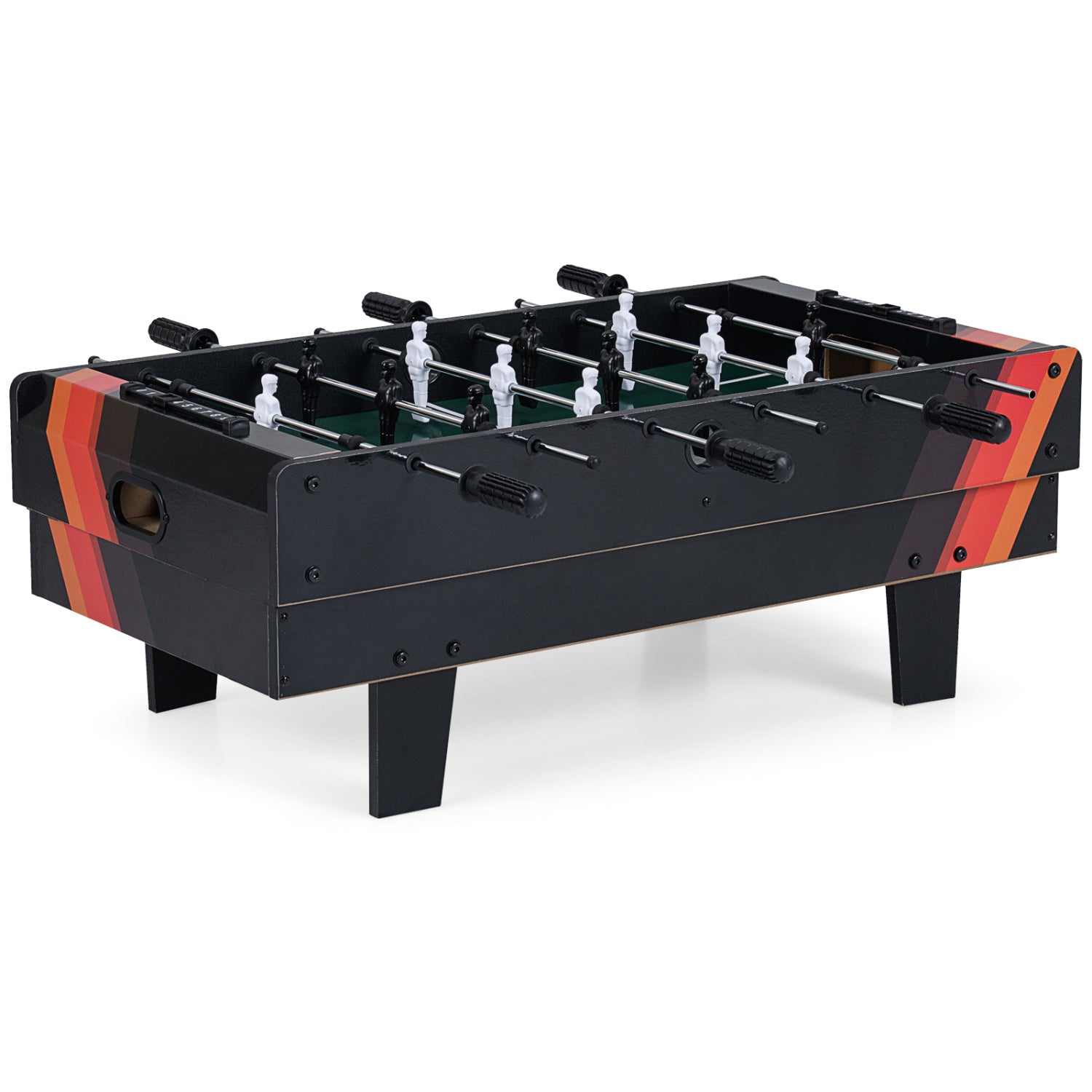 4 in 1 Combo Game Table Set with Billiards-Black