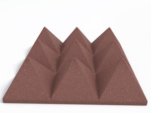 4 Inch Acoustic Foam Pyramid Style Panels - 13 Color Options