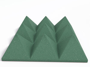 4 Inch Acoustic Foam Pyramid Style Panels - 13 Color Options