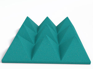 4 Inch Acoustic Foam Pyramid Style Panels - 13 Color Options
