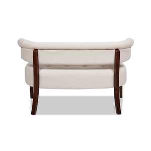 Jared - Versatile Roll Arm Tufted Bench Settee by Couch.com