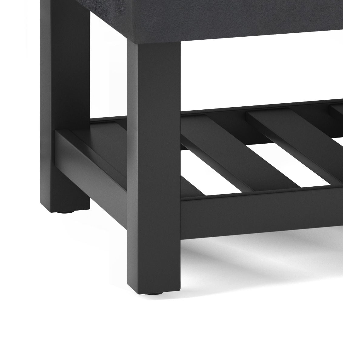 Cosmopolitan - Storage Ottoman Bench With Open Bottom by Couch.com