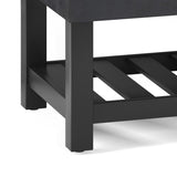 Cosmopolitan - Storage Ottoman Bench With Open Bottom by Couch.com