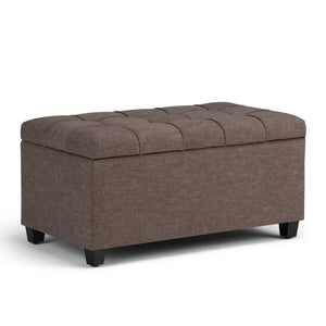 Sienna - Upholstered Storage Ottoman Bench by Couch.com