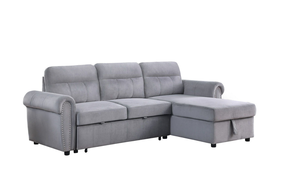 Ashton - Reversible Sleeper Sectional Sofa Chaise by Couch.com