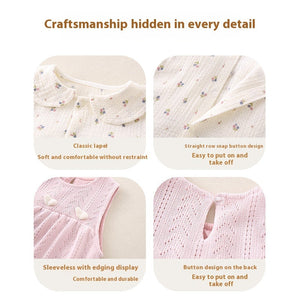 Baby Autumn Suit Baby Girl Cute Rompers Overalls Romper Children's Clothing
