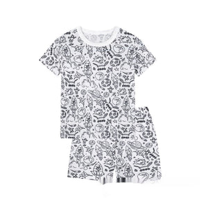 Cotton Children's Loungewear Pajamas Suit