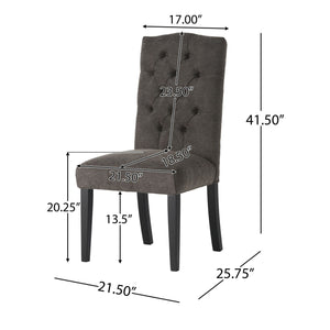 Harriet - Tufted Dining Chair With Button Tufting And Diamond Stitching by Couch.com