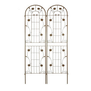 Metal Garden Trellis Rustproof Trellis For Climbing Plant Outdoor Flower Support