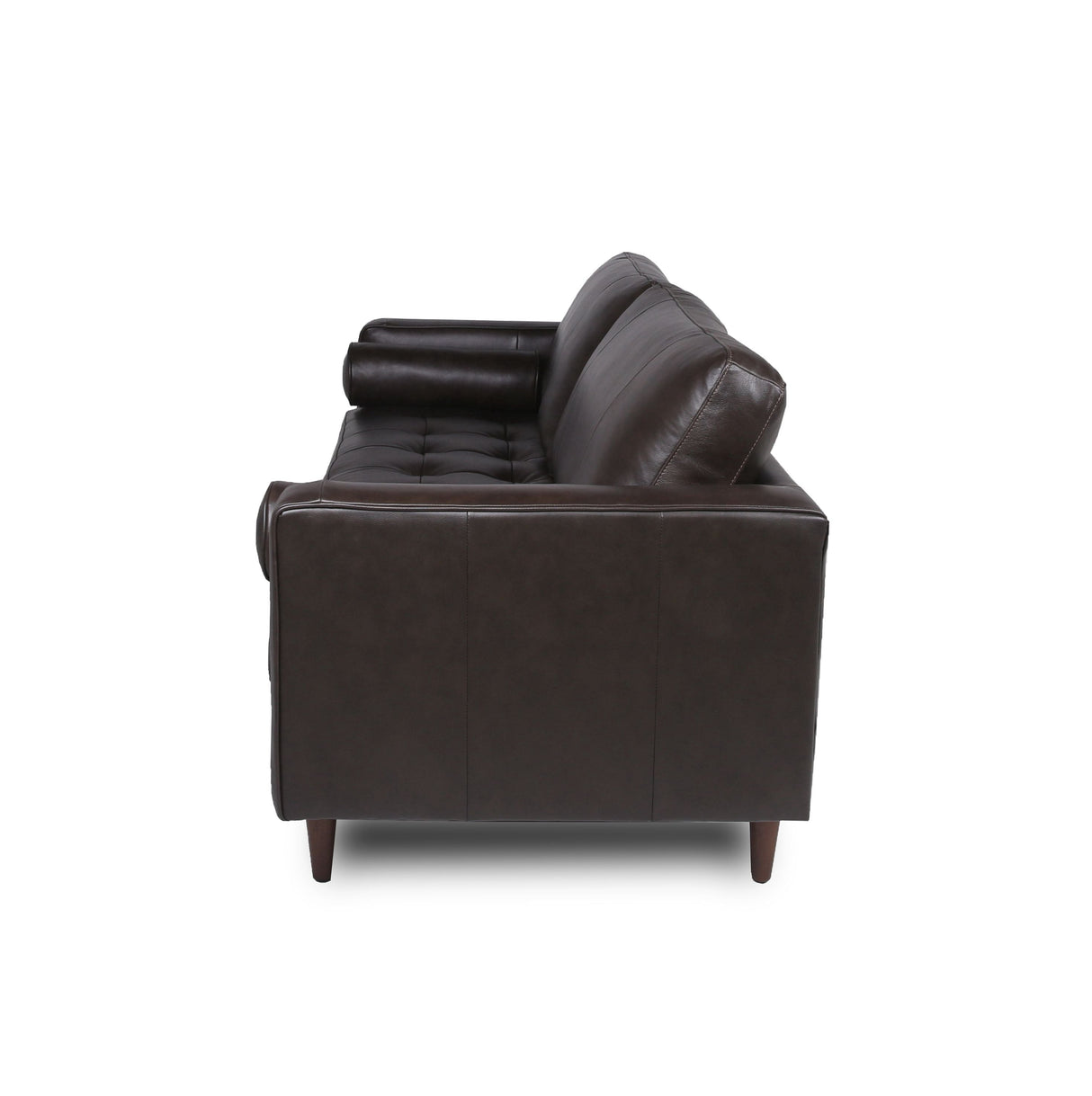 Mid-Century Tufted, Leather Sofa by Couch.com